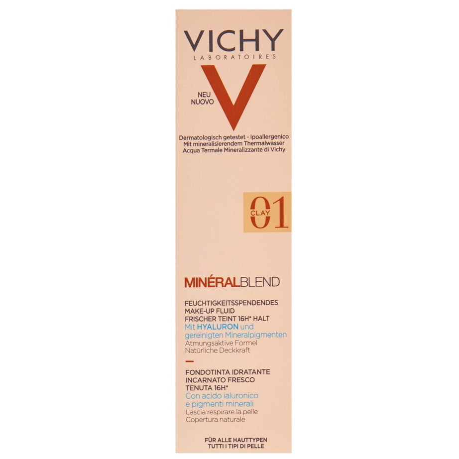 Liquid Make Up Base Vichy Mineralblend Nº 01 Clay 30 ml